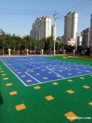 天津寶坻區美麗鄉村道路彩色路面噴涂 校園瀝青地面改色 顏色鮮