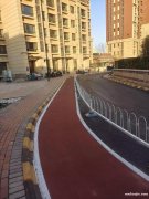 天津?yàn)I海新區(qū)瀝青路面改色噴涂施工 水性MMA瀝青改色